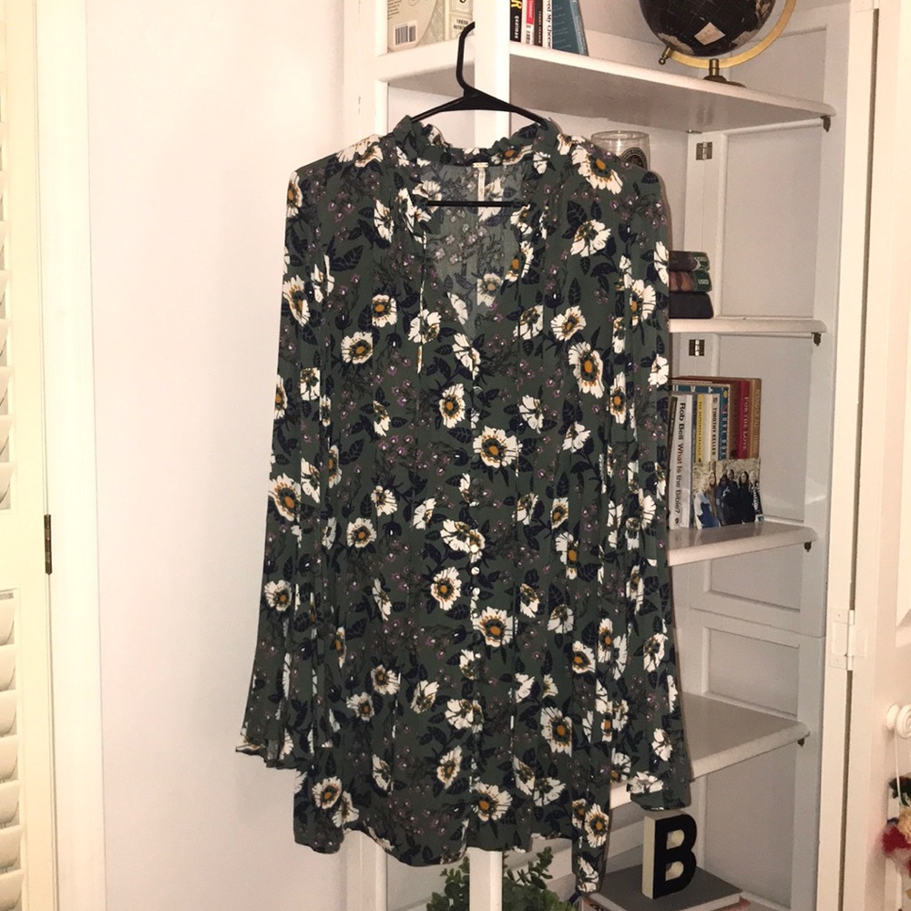 Small FREE PEOPLE boho floral dress